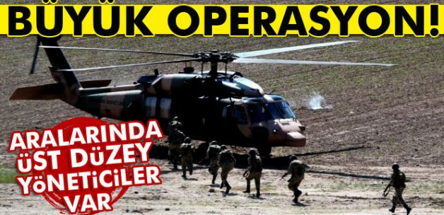 Üst düzey PKK yöneticilerine operasyon
