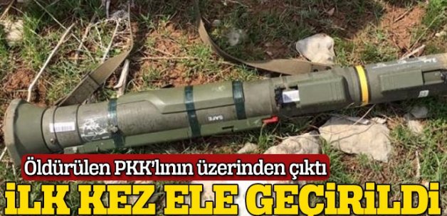 Öldürülen PKK'lının üzerinden çıktı!