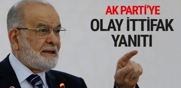 Saadet lideri Karamollaoğlu'ndan AK Parti'ye ittifak yanıtı