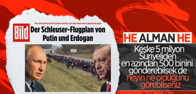 Bild, Polonya sınırındaki göçmen krizinden Türkiye'yi sorumlu tuttu