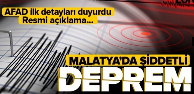 Son dakika: Malatya'da 4.5 büyüklüğünde deprem! AFAD son depremler listesi.