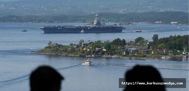 ABD'nin uçak gemisi NATO üyesi Norveç’e geldi