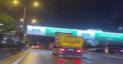 Maltepe'de hafriyat kamyonu makas atarak trafikte terör estirdi